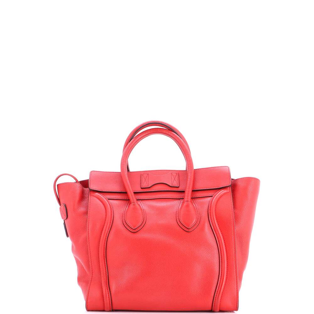 Celine Luggage Bag Grainy Leather Mini #197847C97B - Picture 3 of 9